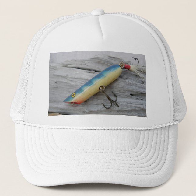 Vintag Lure Series Gibbs Popper Hat Truckerkappe (Vorderseite)