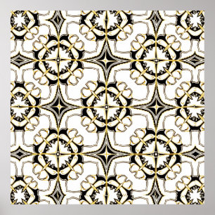 Vintag Luxe Tile Poster