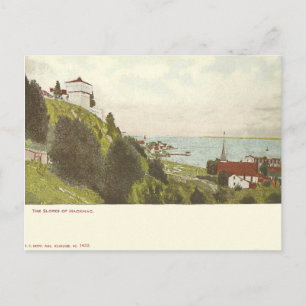 Vintag Mackinac Island Michigan Postkarte