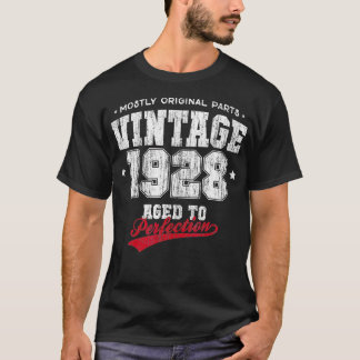Vintag Made in 1928 90 th Birthday Gift T-Shirt
