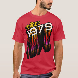 Vintag Made in 1979 Retro Geburtstagsgeschenk T-Shirt