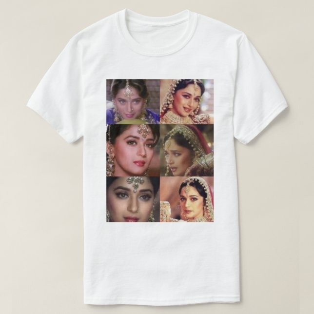 Vintag Madhuri Dixit Dhak Dhak Girl T-Shirt (Design vorne)