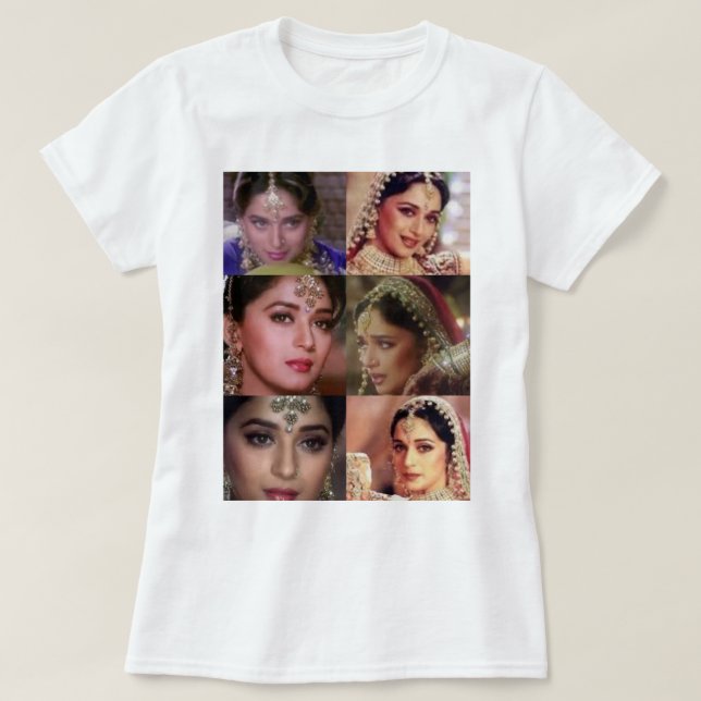 Vintag Madhuri Dixit Dhak Dhak Girl T-Shirt (Design vorne)