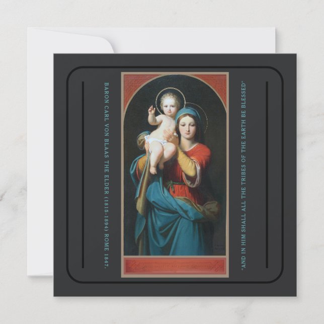 VINTAG MADONNA UND CHRISTKIND (Vorderseite)