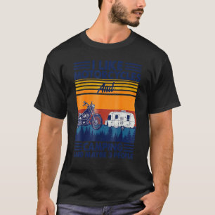 Vintag mag ich Motorräder und Camping und vielleic T-Shirt