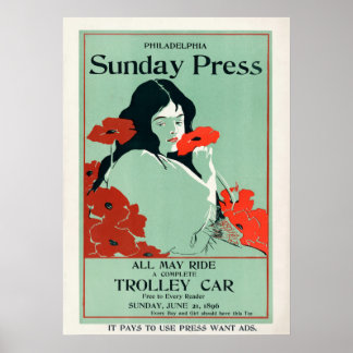 Vintag Magazine Cover Poster