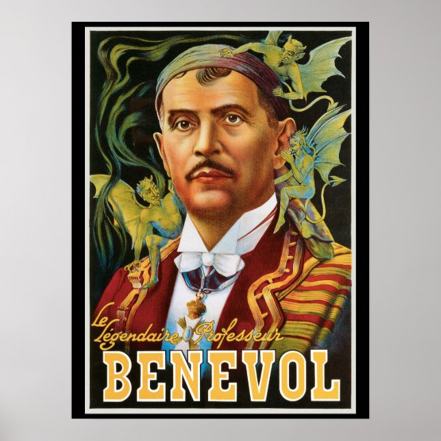 Vintag Magic Poster, Legendary Professor Benevol Poster (Vorne)