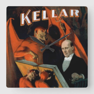 Vintag Magician Kellar Devil Uhr