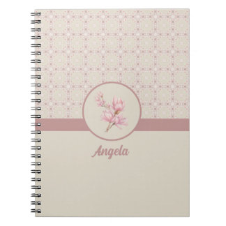 Vintag Magnolia Beige Ephemera Muster Notizblock