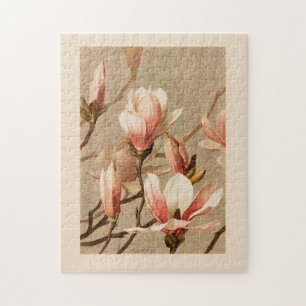 Vintag Magnolias Lithograph Puzzle