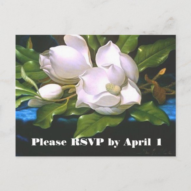 Vintag Magnolias UAWG Postkarte (Vorderseite)