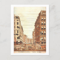 Vintag Maiden Lane New York City