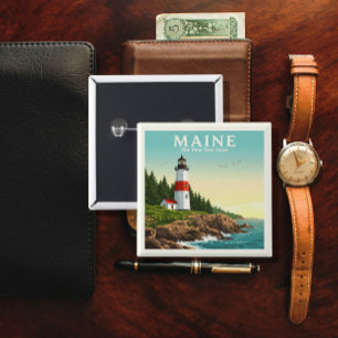 Vintag Maine Button