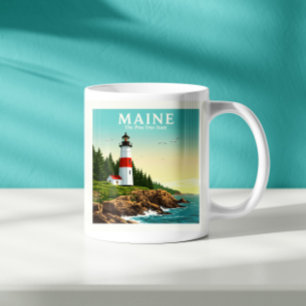 Vintag Maine Kaffeetasse