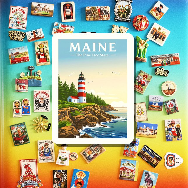Vintag Maine Magnet (Von Creator hochgeladen)