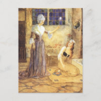 Vintag Mairy Tale Aschenputtel mit Fairy Godmutter