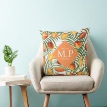 Vintag Mango & Greenery Summer Monogram