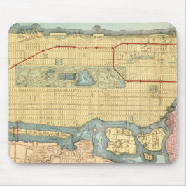 Vintag Manhattan New York City Map Mousepad