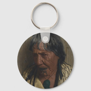 Vintag Maori Art von CF Goldie Schlüsselanhängers Schlüsselanhänger