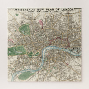 Vintag Map of London England (1853) Puzzle