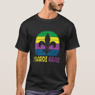 Vintag Mardi Gras Outfit Lilie Mardi Gras T-Shirt
