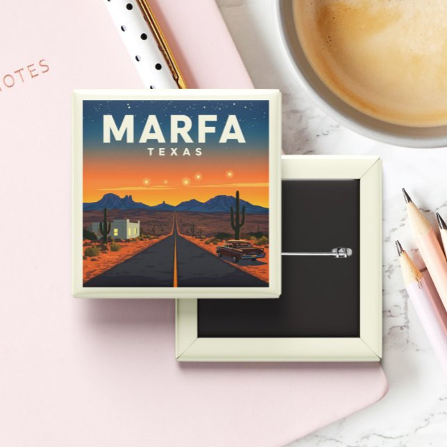 Vintag Marfa Texas Button (Von Creator hochgeladen)