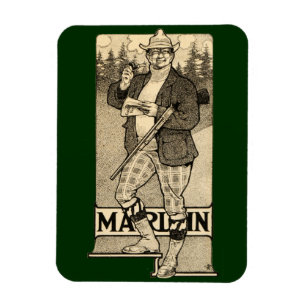 Vintag Marlin Firearms Shotgun Zuhause Office Magn Magnet
