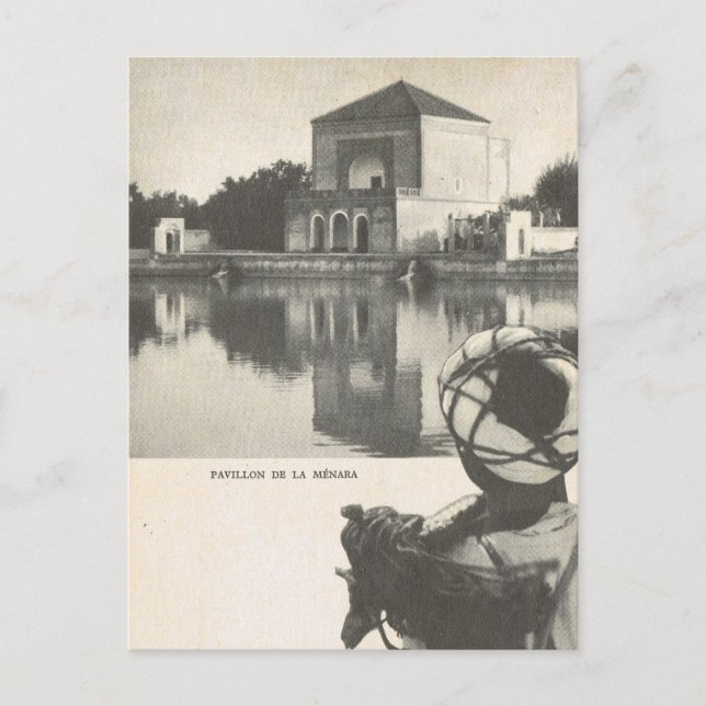 Vintag Marrakesch, Maroc Postkarte (Vorderseite)