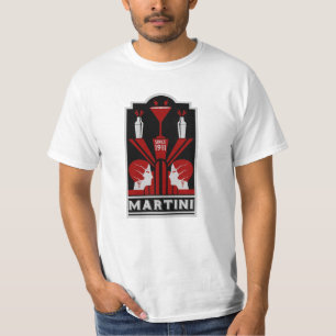 Vintag Martini Art Deco T-Shirt