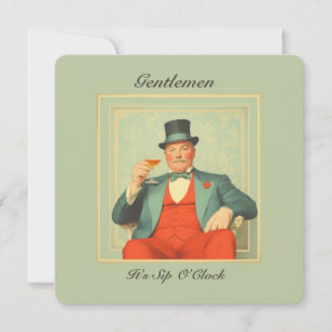 Vintag Martini Dandy - Herren, es ist Sip O'Clock