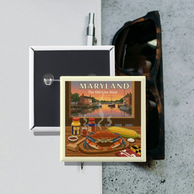 Vintag Maryland Button (Von Creator hochgeladen)