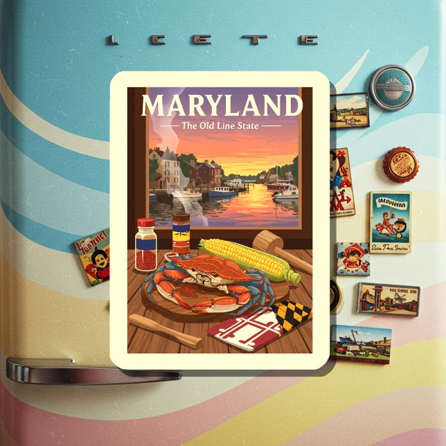 Vintag Maryland Magnet (Von Creator hochgeladen)
