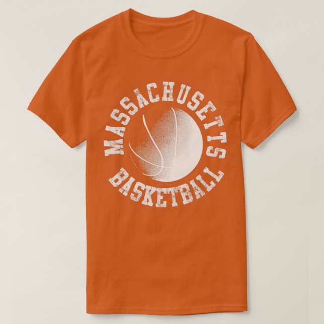 Vintag Massachusetts Basketball T-Shirt (Design vorne)