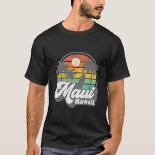 Vintag Maui Hawaii Hawaiian Beach Surfing 70'S Su T-Shirt