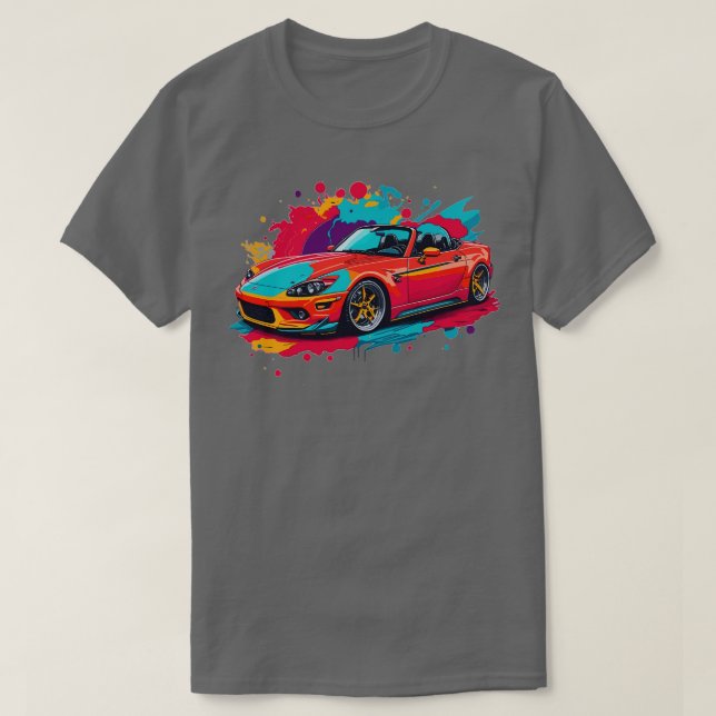 Vintag Mazda Miata Convertible T-Shirt (Design vorne)