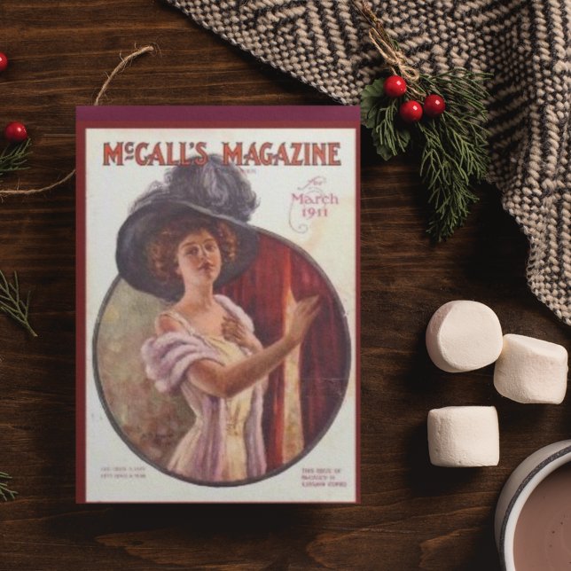 Vintag McCalls Magazine März 1911 Postkarte (Von Creator hochgeladen)
