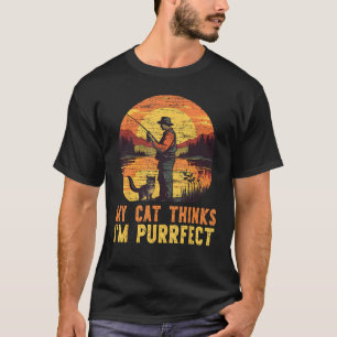 Vintag meine Katze denkt, ich sei eine Fälschungsk T-Shirt