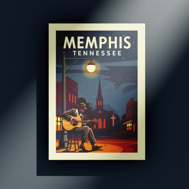 Vintag Memphis Tennessee Postkarte (Von Creator hochgeladen)