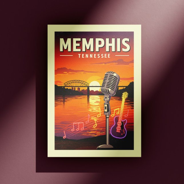 Vintag Memphis Tennessee Postkarte (Von Creator hochgeladen)