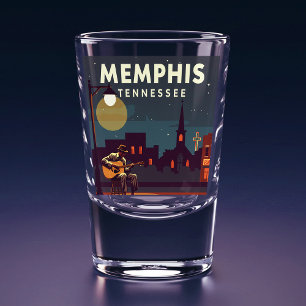 Vintag Memphis Tennessee Schnapsglas