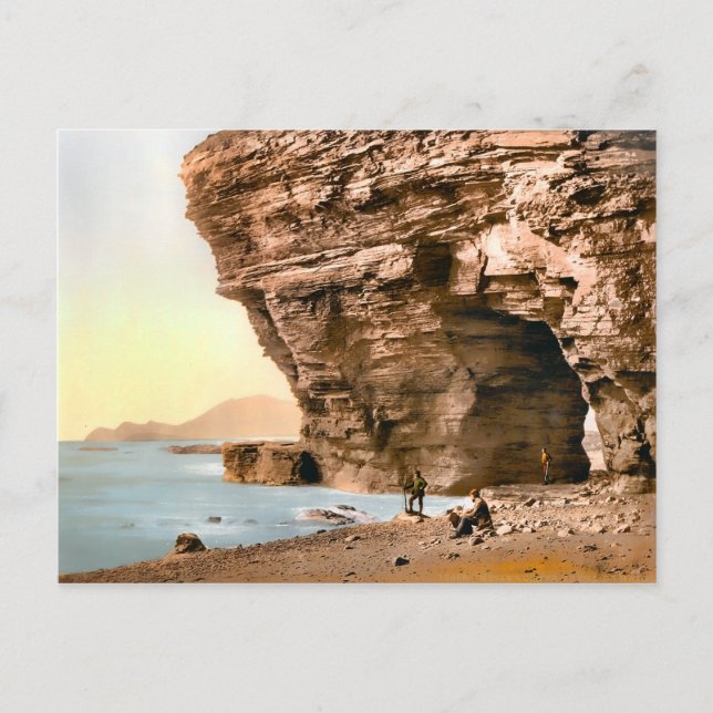 Vintag Menawn Cliffs Landkreis Mayo Irland Postkarte (Vorderseite)