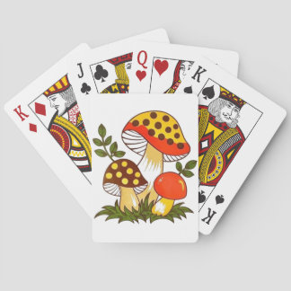 Vintag Merry Mushroom Spielkarten