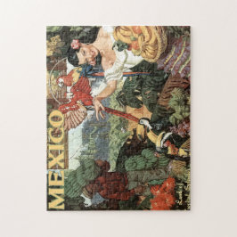 Vintag Mexico Reiseplakat Puzzle