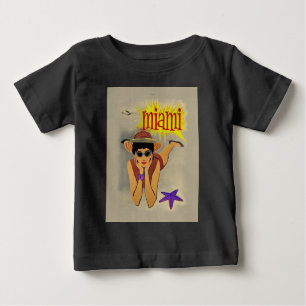 Vintag Miami Beach Baby T-shirt