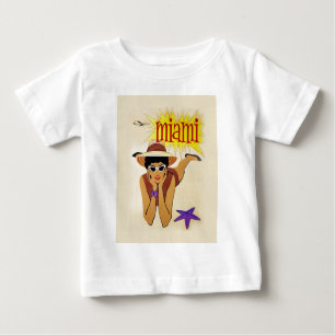 Vintag Miami Beach Baby T-shirt