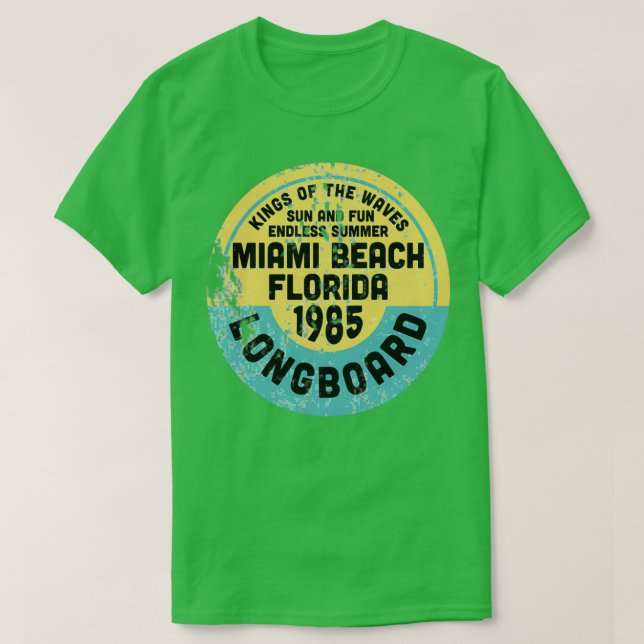 Vintag Miami Beach T-Shirt (Design vorne)