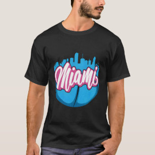 Vintag Miami Florida Cityscape Retro Miami T-Shirt