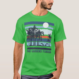 Vintag Miami Gardens Florida Summer 80er Beach Sou T-Shirt