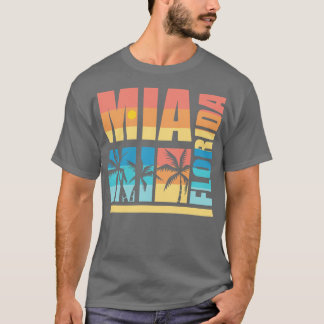 Vintag Miami Lover Exotic Summer Florida Staat Fl T-Shirt