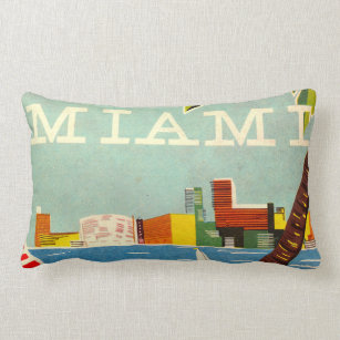 Vintag Miami Lumbar Pillow Lendenkissen